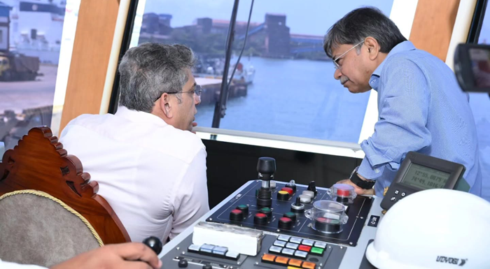 Ports Secretary visit New Mangalore Port Authority